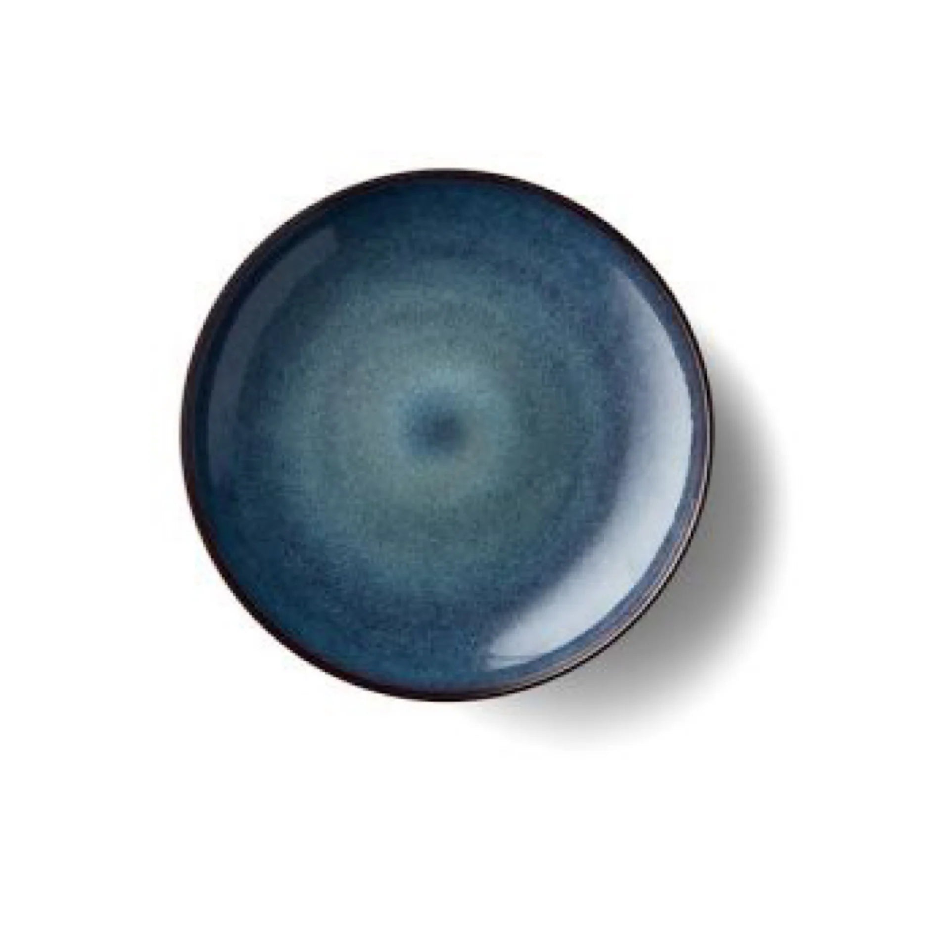 Bitz Living Stoneware Serving Dish 40cm Black Dark Blue